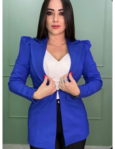 Blazer Ponto Roma Azul