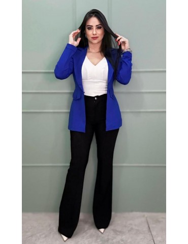 Blazer Ponto Roma Azul