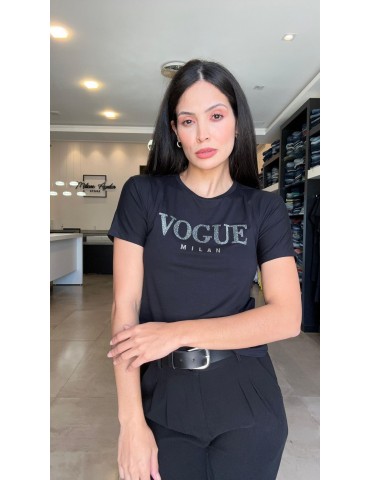 Blusa T-Shirt Vogue Preto