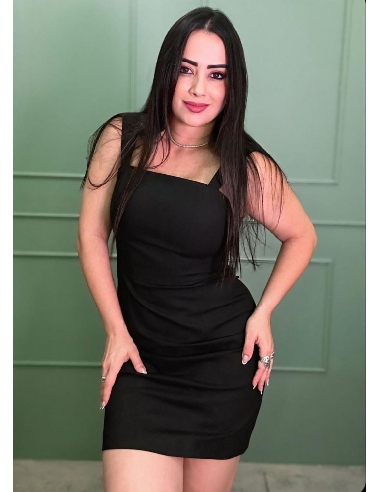 Vestido Lais Curto Preto