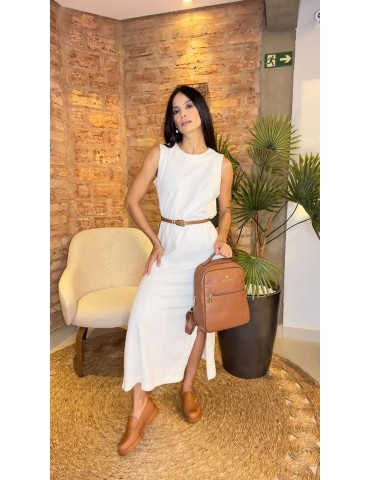 Vestido Rafaella Linho (Ref.23341) Off