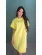 Vestido Lilian Moletom Amarelo