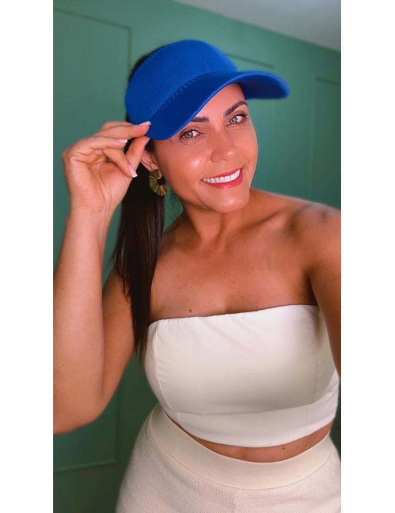 Viseira Feminina Azul