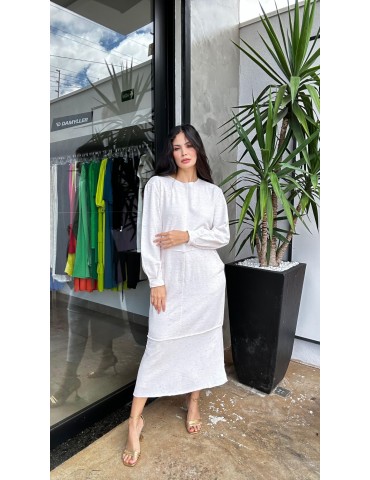 Vestido Mariela Off White